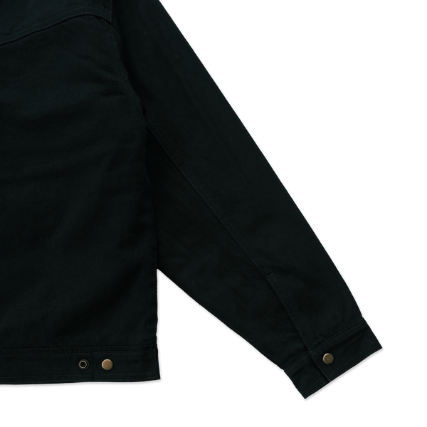 Silhouette Americana Jacket in Black Denim (Final Batch, 2 Week Lead Time)