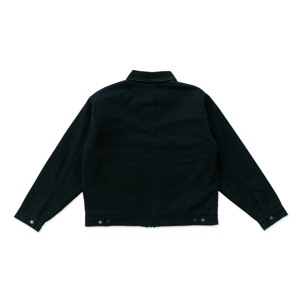 Silhouette Americana Jacket in Black Denim (Final Batch, 2 Week Lead Time)