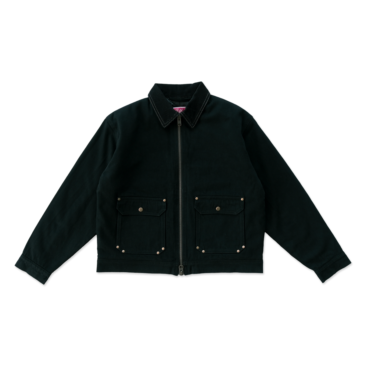 Silhouette Americana Jacket in Black Denim (Final Batch, 2 Week Lead Time)