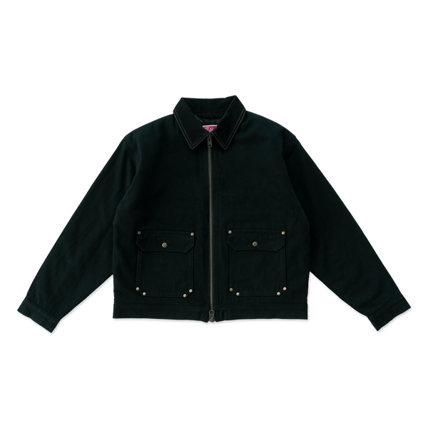 Silhouette Americana Jacket in Black Denim (Final Batch, 2 Week Lead Time)